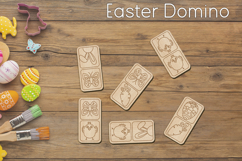 Easter domino Svg, Kids Easter game laser cut Product Image 2
