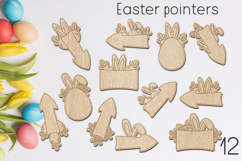 Easter egg hunt markers laser cut, Kids Easter game Product Image 3