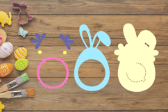 Easter candy dome, Easter bunny candy holder 3d layered Product Image 3