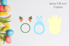Easter candy dome svg, Easter bunny candy holder layered Product Image 3
