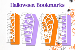 Halloween Bookmark svg, Layered halloween decoartion laser Product Image 2