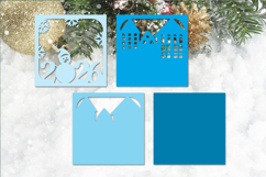 New year 2026 card, Layered papercut Christmas shadow box Product Image 2