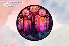Stained Glass Halloween Sublimation Clipart Product Image 4