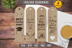 Teacher bookmark svg | Teacher bundle laser cut files Product Image 4