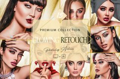 15 Glowing Retouch Photoshop Actions, Soft Beauty ACR Preset Product Image 1