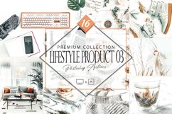 16 Lifestyle Product 03 Photoshop Actions, Flatlay ACR Product Image 1