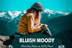 10 Bluish Moody Photoshop Actions And ACR Presets, Blue Tone Product Image 1
