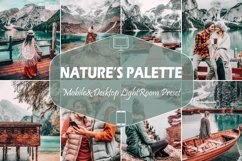 10 Nature&#039;s Palette Mobile &amp; Desktop Lightroom Presets Product Image 1