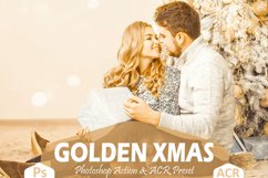 10 Golden Xmas Photoshop Actions And ACR Presets Product Image 1