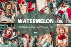 10 Watermelon Mobile &amp; Desktop Lightroom Presets, Crispy Product Image 1