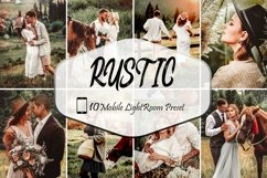 10 Mobile Lightroom Presets, Rustic Preset, Instagram Filter Product Image 1