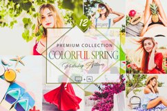 12 Colorful Spring Photoshop Actions, Vivid ACR Preset, Product Image 1