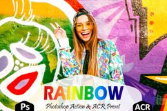 12 Rainbow Photoshop Actions And ACR Presets, Colorful Product Image 1