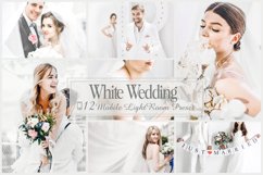 12 Mobile Lightroom Presets, White Wedding Preset, Bright Product Image 1
