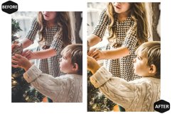 10 Golden Xmas Photoshop Actions And ACR Presets Product Image 9