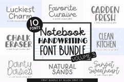 MEGA NOTEBOOK HANDWRITING FONT BUNDLE by Blush Font Co. Product Image 4