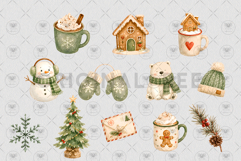 Christmas Woodland Clipart Product Image 3