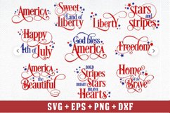 4th of July SVG Bundle, Patriotic SVG, 4th of July Signs PNG Product Image 1