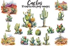 Cactus clipart Product Image 1