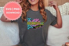 Brownsville Texas Retro 90s svg, png, sublimation, canva Product Image 5