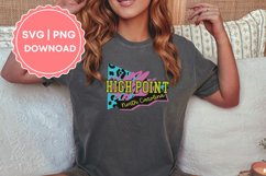 High Point North Carolina Retro 80s svg png Product Image 5