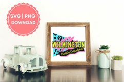 Wilmington North Carolina Retro 80s svg png Product Image 6