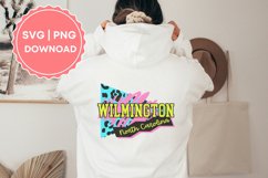 Wilmington North Carolina Retro 80s svg png Product Image 7