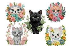 Embroidered Kitty Product Image 2