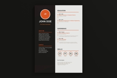 Modern Eye-Catching Resume Template PDF, AI &amp; EPS Formats Product Image 2