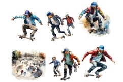 Skateboard clipart Product Image 3