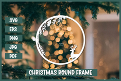 6 Paper Cut Christmas frames, Baby Photo Frame template Product Image 5