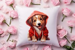 Cute Valentine Dog Clipart, Valentines Day Dog Clipart Product Image 4