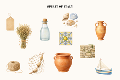 Essence of Sicily Watercolor Clipart Collection Product Image 4