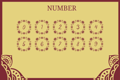 Mandala Tear Monogram | Web Font Product Image 4