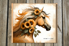 Horses | 4 skinny tumbler Sublimation designs PL Product Image 4
