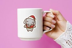 Animals christmas printable sticker bundle, christmas bundle Product Image 4