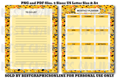 Emojis Daily Planner Printable Pack Emoticons Notebook Pages Product Image 5