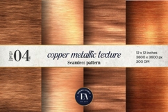 Copper Metallic Texture | Brushed Foil Background Product Image 1