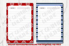 Nautical Note Paper Bundle Page, Anchor Writing Papers Set Product Image 5