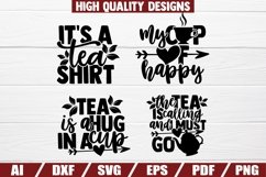 Tea Lover SVG Bundle - Tea Quotes Sayings - Tea shirt print Product Image 5