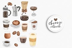 coffee clipart, coffee mug clipart, caffeine clipart, coffee Product Image 2
