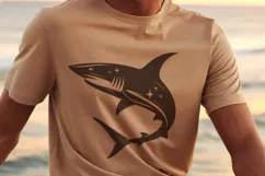4 Tribal Shark Silhouette SVG | Shark Designs PNG Clipart Product Image 4