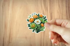 Bunch of flowers, flowers Sticker printable png Product Image 4