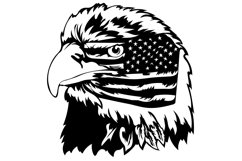 Eagle Svg/Png/Jpg/Ai/Vector birds/Patriotic eagle Product Image 5