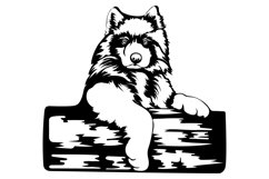Samoyed Dog/Dog Svg/Png/Jpg/Ai/Vector purebred breed/Pet Product Image 4