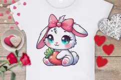 Valentine’s Day Sublimation PNG Cute Animals Clipart Product Image 5