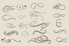 Hand drawn vintage ornaments set Product Image 7