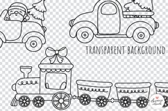 Christmas car svg, Christmas train svg Product Image 4