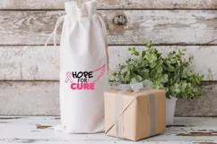Hope for cure svg, Angel wings svg, Ribbon svg, Cancer svg, Product Image 3