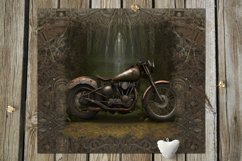 Post-apocalypse Motorcycle | Skinny tumbler sublimation, JPG Product Image 4
